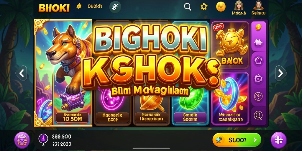 Tampilan gameplay Slot yang mengasyikkan di BIGHOKI.