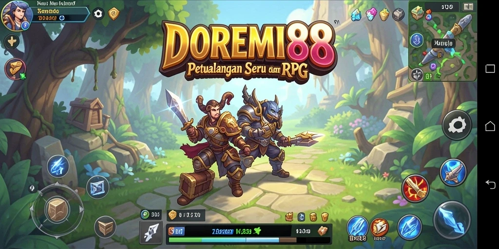 Gameplay seru di DOREMI88 dengan karakter yang beragam.