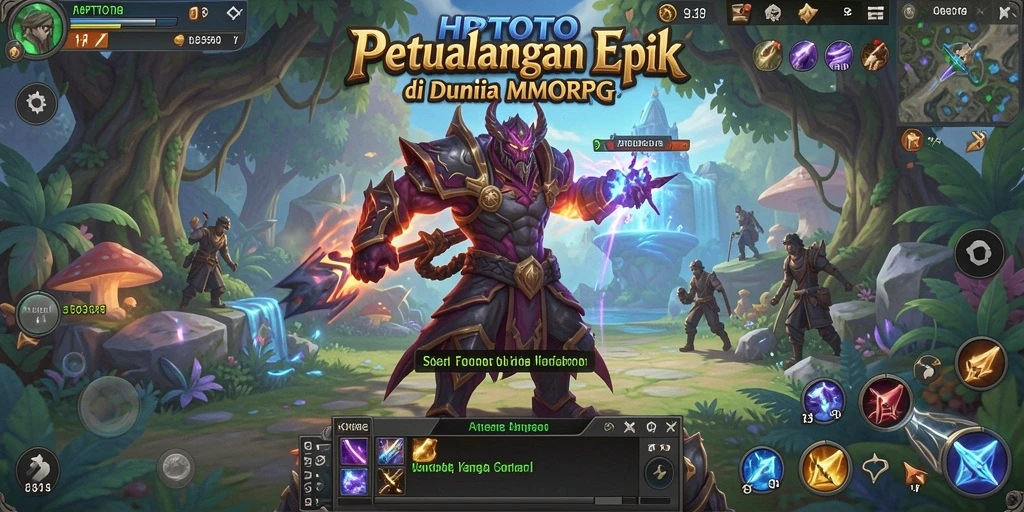 Tampilan gameplay HPTOTO yang memukau dengan aksi seru.