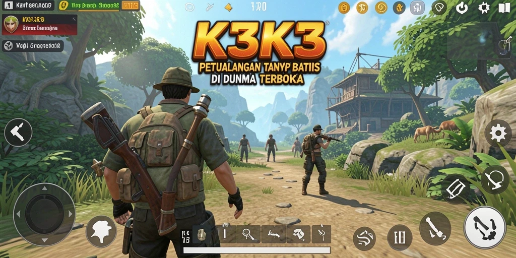 Gameplay K3K3 menunjukkan ekspansi luas dunia terbuka dan pengalaman imersif.