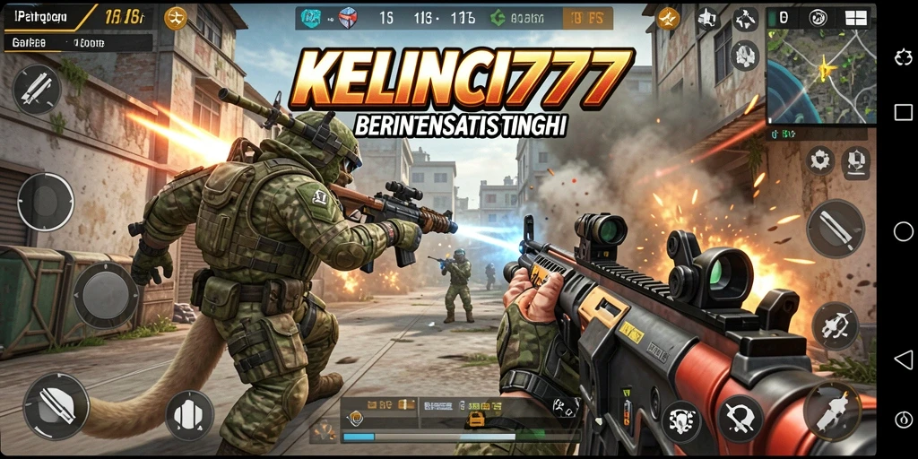 Tangkapan layar menunjukkan aksi gameplay seru di KELINCI777.
