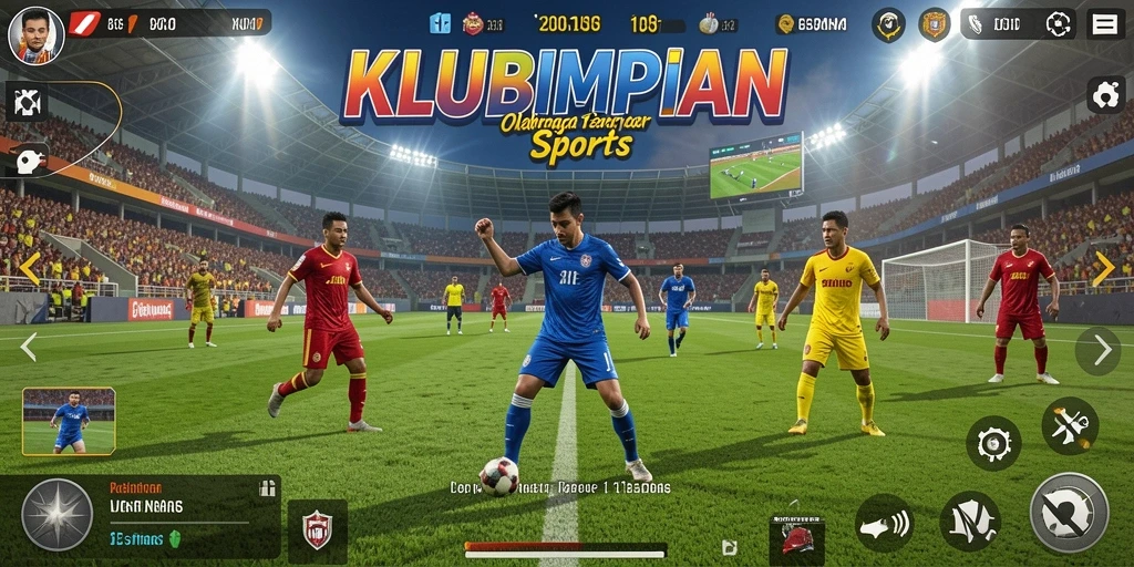 Tampilan gameplay KLUBIMPIAN yang mendebarkan dan interaktif.