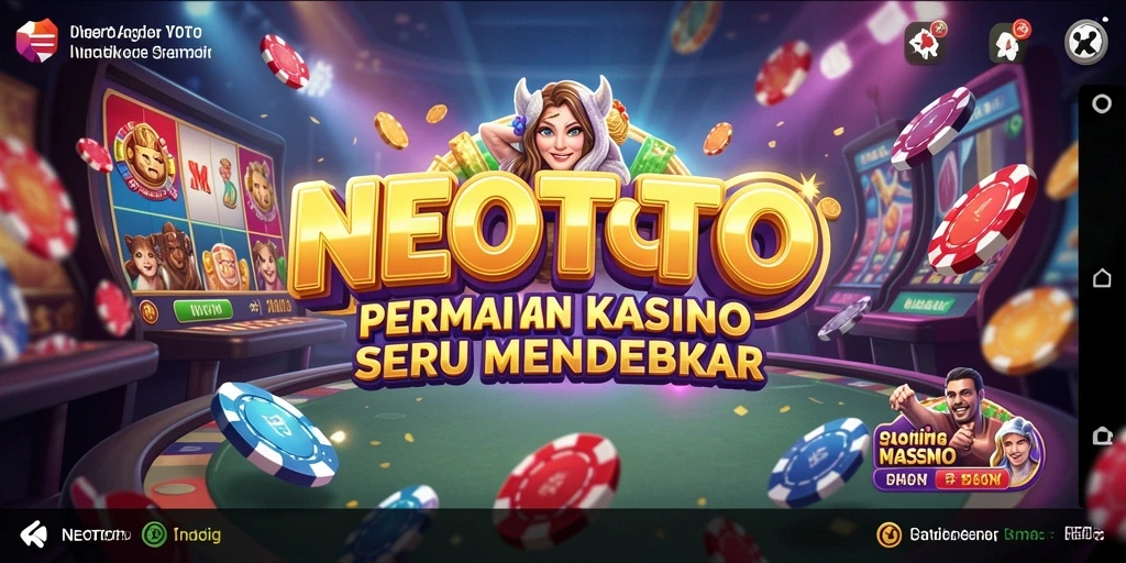 Tampilan menarik dari gameplay Kasino NEOTOTO yang mendebarkan.